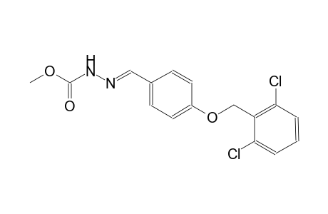 methyl (2E)-2-{4-[(2,6-dichlorobenzyl)oxy]benzylidene}hydrazinecarboxylate