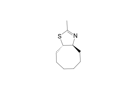 (3aS,9aS)-2-Methyl-3a,4,5,6,7,8,9,9a-octahydro-cyclooctathiazole