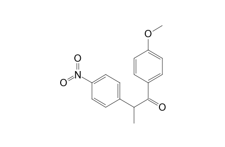 1-(4-Methoxyphenyl)-2-(4-nitrophenyl)-1-propanone