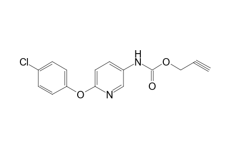 2-Propynyl 6-(4-chlorophenoxy)-3-pyridinylcarbamate