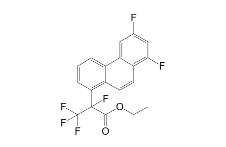 2-(6,8-difluoro-1-phenanthrenyl)-2,3,3,3-tetrafluoropropanoic acid ethyl ester