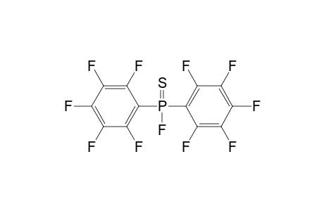 Phosphinothioic fluoride, bis(pentafluorophenyl)-