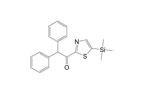 Ethanone, 2,2-diphenyl-1-[5-(trimethylsilyl)-2-thiazolyl]-
