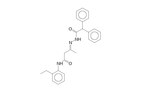 2'-Ethyl-3-[(2,2-diphenylacethyl)hydrazono]butyranilide