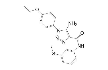 1H-1,2,3-triazole-4-carboxamide, 5-amino-1-(4-ethoxyphenyl)-N-[3-(methylthio)phenyl]-