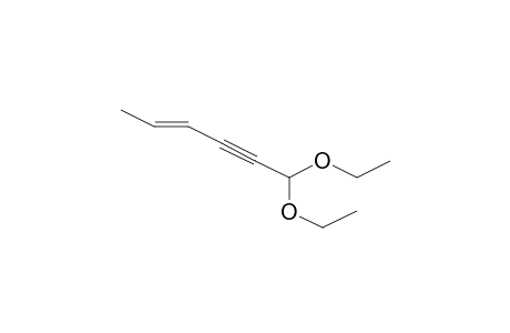 1,1-DIETHOXYHEX-trans-4-EN-2-YNE