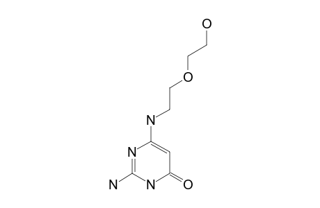 2-AMINO-4-[2-(2-HYDROXYETHOXY)-ETHYLAMINO]-PYRIMIDIN-4-(3-H)-ONE