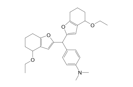 Bis(4-ethoxy-4,5,6,7-tetrahydrobenzofuran-2-yl)-[4'-(N,N-dimethylamino)phenyl]methane