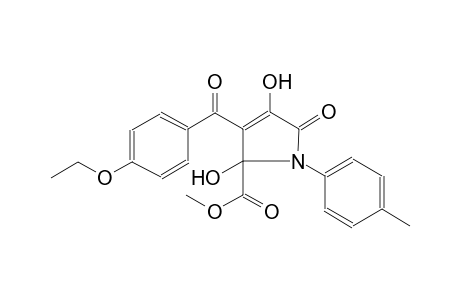 methyl 3-(4-ethoxybenzoyl)-2,4-dihydroxy-1-(4-methylphenyl)-5-oxo-2,5-dihydro-1H-pyrrole-2-carboxylate