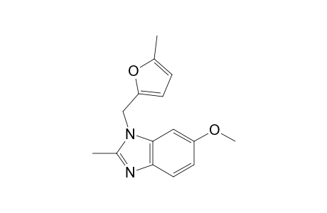 6-Methoxy-2-methyl-1-[(5-methylfuran-2-yl)methyl]benzimidazole