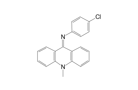 (4-Chloro-phenyl)-(10-methyl-10H-acridin-9-ylidene)-amine