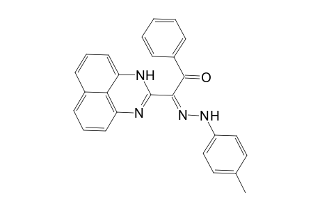 2-[N-(4-Methylphenyl)-2-oxo-2-phenylethanehydrazonoyl]-1H-perimidine