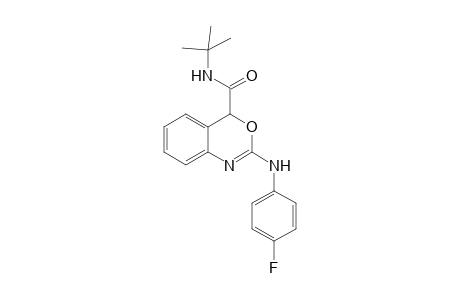 N-(tert-Butyl)-2-(4-fluorophenylamino)-4H-3,1-benzoxazine-4-carboxamide