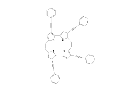 2,7,12,17-tetrakis(Phenylethynyl)-1,4 : 5,8 : 15, 18-tetrasulfido[20]annulene
