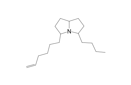 3-Butyl-5-(hex-5-en-1-yl)hexahydro-1H-pyrrolizine