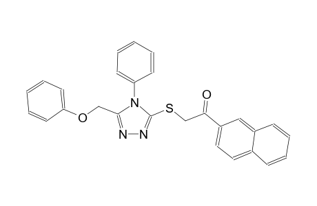 ethanone, 1-(2-naphthalenyl)-2-[[5-(phenoxymethyl)-4-phenyl-4H-1,2,4-triazol-3-yl]thio]-