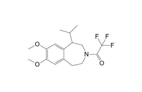 7,8-Dimethoxy-N-trifluoroacetyl-5-isopropyl-2,3,4,5-tetrahydro-1H-3-benzazepine