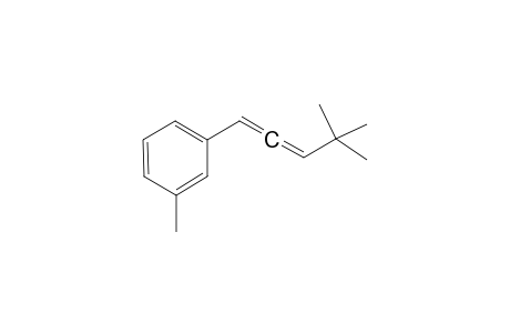 1-(4,4-Dimethylpenta-1,2-dienyl)-3-methylbenzene