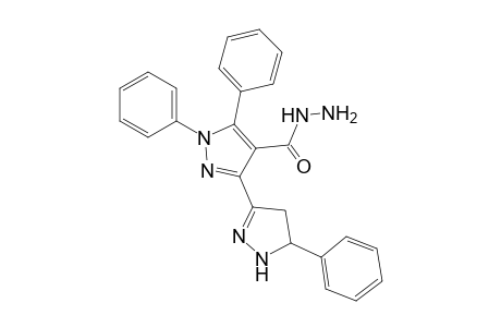 1,5,5'-Triphenyl-4',5'-dihydro-1H,1'H-[3,3'-bipyrazole]-4-carbohydrazide
