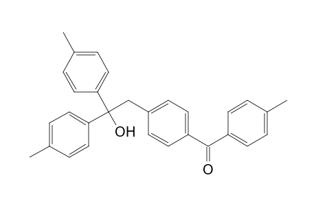 Methanone, [4-[2-hydroxy-2,2-bis(4-methylphenyl)ethyl]phenyl](4-methylphenyl)-