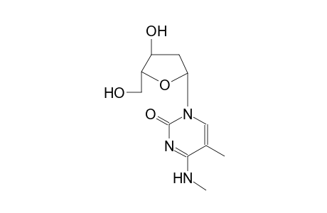 1-((4R,5R)-4-hydroxy-5-(hydroxymethyl)tetrahydrofuran-2-yl)-5-methyl-4-(methylamino)pyrimidin-2(1H)-one