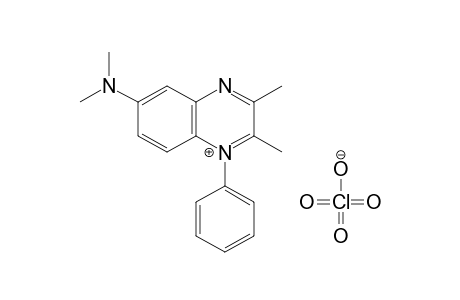 2,3-dimethyl-6-(dimethylamino)-1-phenylquinoxalinium perchlorate