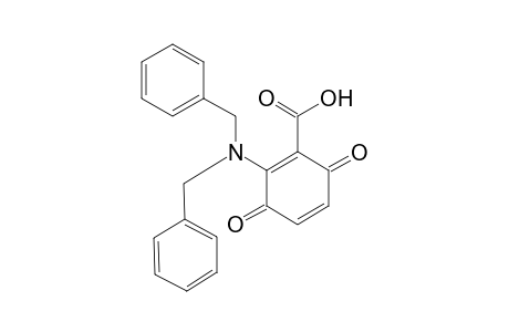 2-(Dibenzylamino)-3,6-dioxocylohexa-1,4-dienecarboxylic acid