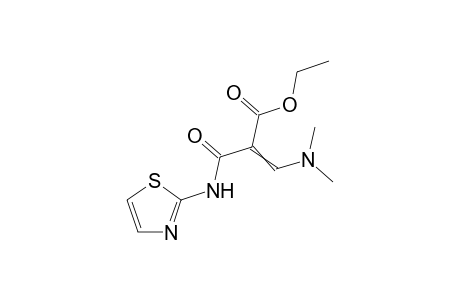 Ethyl 3-(dimethylamino)-2-(thiazol-2-ylcarbamoyl)acrylate