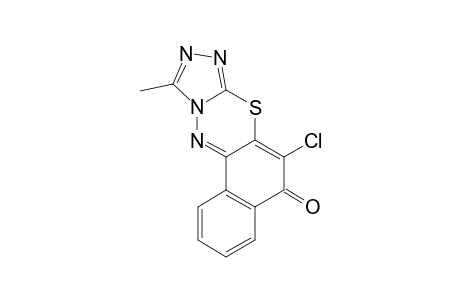 6-Chloro-10-methyl-5H-naphtho[1,2-a][1,2,4]triazolo[3,4-b][1,3,4]thiadiazin-5-one