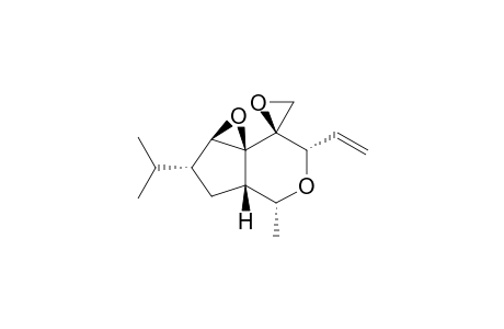 #2;[2-XI-(1A-ALPHA,2-ALPHA,3A-BETA,4-ALPHA,6-ALPHA,7AR)]-6-ETHENYL-2-ISOPROPYL-4-METHYL-7-OXASPIRO-1A,2,3,3A,6,7-HEXAHYDRO-4H-OXIRENO-[1,2]-CYCLOPENTA-[