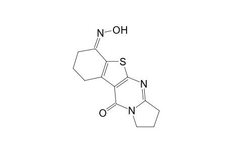 2,3,6,7,8,9-Hexahydro-6-hydroxyimino-1H,10H-benzo[4',5']thieno[3',2'-d]pyrrolo[1,2-a]pyrimidin-10-one