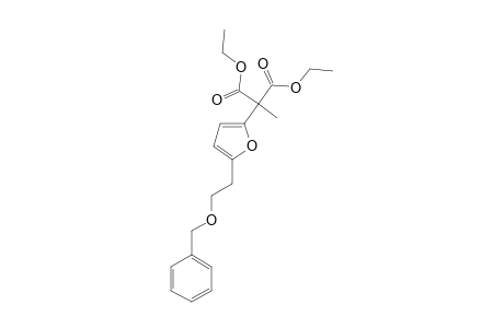 DIETHYL-2-[5-[2-(BENZYLOXY)-ETHYL]-FURAN-2-YL]-2-METHLMALONATE