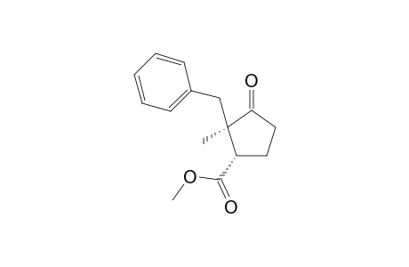 (2RS,3SR)-Methyl 2-Benzyl-2-methyl-1-oxocyclopentane-3-carboxylate