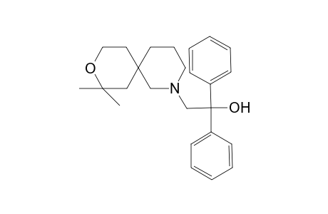 2-(8,8-Dimethyl-9-oxa-2-azaspiro[5.5]undec-2-yl)-1,1-diphenylethanol