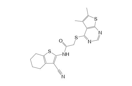 acetamide, N-(3-cyano-4,5,6,7-tetrahydrobenzo[b]thien-2-yl)-2-[(5,6-dimethylthieno[2,3-d]pyrimidin-4-yl)thio]-