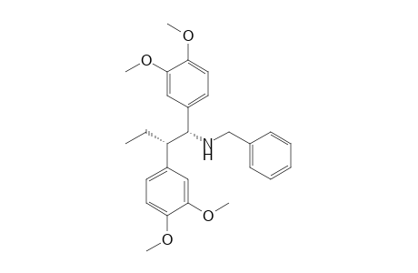 (1R,2S)-1,2-bis(3,4-dimethoxyphenyl)-N-(phenylmethyl)-1-butanamine