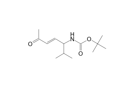 3-(E)-Hepten-2-one, (5S)-5-[(t-butoxycarbonyl)amino]-6-methyl-