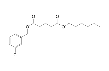 Glutaric acid, 3-chlorobenzyl hexyl ester