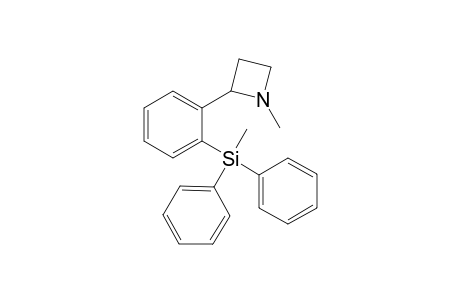 1-Methyl-2-[2-(methyldiphenylsilyl)phenyl]azetidine