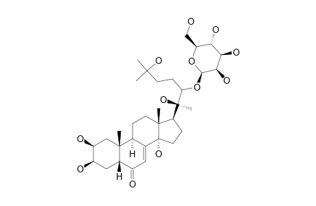 SILENEOSIDE-A;20-HYDROXY-ECDYSONE-22-ALPHA-D-GALACTOPYRANOSIDE