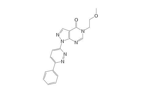 5-(2-Methoxyethyl)-1-(6-phenyl-pyridazin-3-yl)-1,5-dihydropyrazolo[3,4-d]pyrimidin-4-one