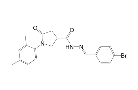 3-pyrrolidinecarboxylic acid, 1-(2,4-dimethylphenyl)-5-oxo-, 2-[(E)-(4-bromophenyl)methylidene]hydrazide