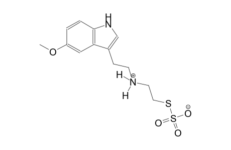 S-(2-{[2-(5-methoxy-1H-indol-3-yl)ethyl]ammonio}ethyl) thiosulfate