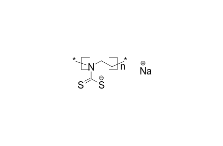 Poly(ethylene sodium dithiocarbamate)