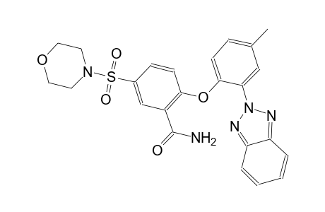 benzamide, 2-[2-(2H-1,2,3-benzotriazol-2-yl)-4-methylphenoxy]-5-(4-morpholinylsulfonyl)-