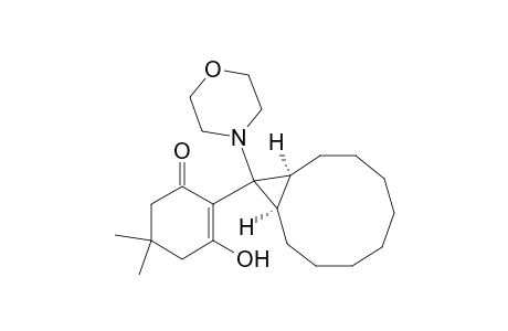 2-Cyclohexen-1-one, 3-hydroxy-5,5-dimethyl-2-[11-(4-morpholinyl)bicyclo[8.1.0]undec-11-yl]-, stereoisomer