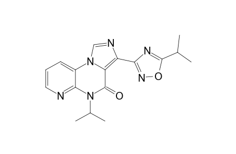 3-(5'-Isopropyl-1',2',4'-oxadiazol-3'-yl)-5-isopropylimidazo[1,5-a]pyrido[2,3-e]pyrazine-4(5H)-one