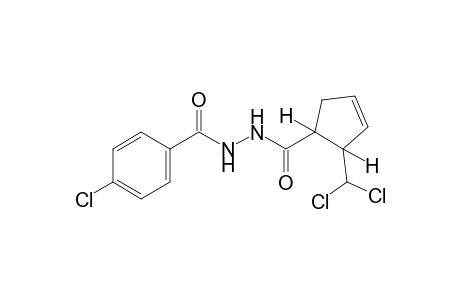 1-(p-chlorobenzoyl)-2-{[2-(dichloromethyl)-3-cyclopenten-1-yl]carbonyl}hydrazine