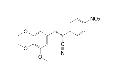 2-(p-nitrophenyl)-3-(3,4,5-trimethoxyphenyl)acrylonitrile