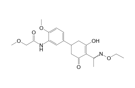 Acetamide, N-[5-[4-[1-(ethoxyimino)ethyl]-3-hydroxy-5-oxo-3-cyclohexen-1-yl]-2-methoxyphenyl]-2-methoxy-
